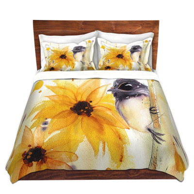Polyester Floral Duvet Cover Set