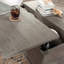 Table basse à plateau relevable, finition brune