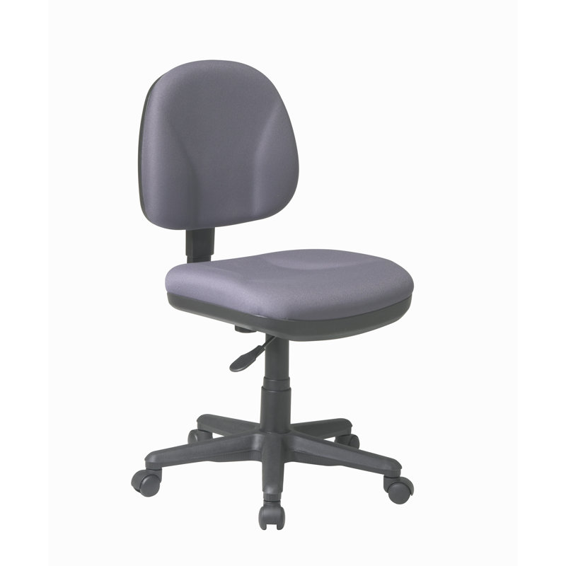 Sculptured Polyester Blend Task Chair, Icon - Grey