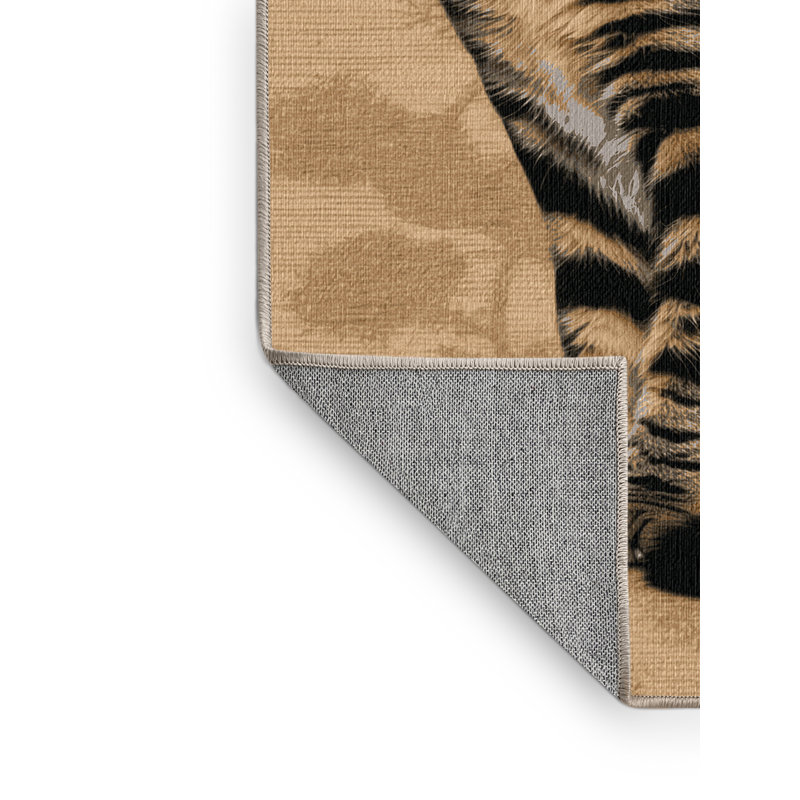  Tapis brésilien lavable à poils courts, Carré 4 pi