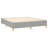 Box Spring Bed Frame Light Grey Twin XL Fabric -2105161142-2105161139