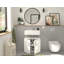 Funkley 60cm W Freestanding Single Bathroom Vanity Base Only in White