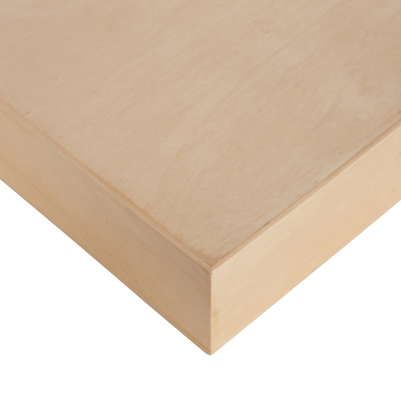 Tablette flottante Jeremiah , H 2,3 po x l 18 po x P 8 po, Naturel