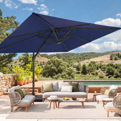 Himadri 138'' x 108'' Rectangular Cantilever Umbrella