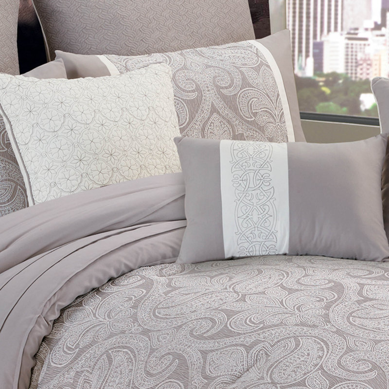 Winthrop 9 Pc Comforter Set, King Comforter + 9 Additional Pieces