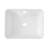 Modern Ceramic Vessel Bathroom Sink - 19"X15", White, Rectangular, Stain , Above Countertop Mount 19X15" White Stain-,
