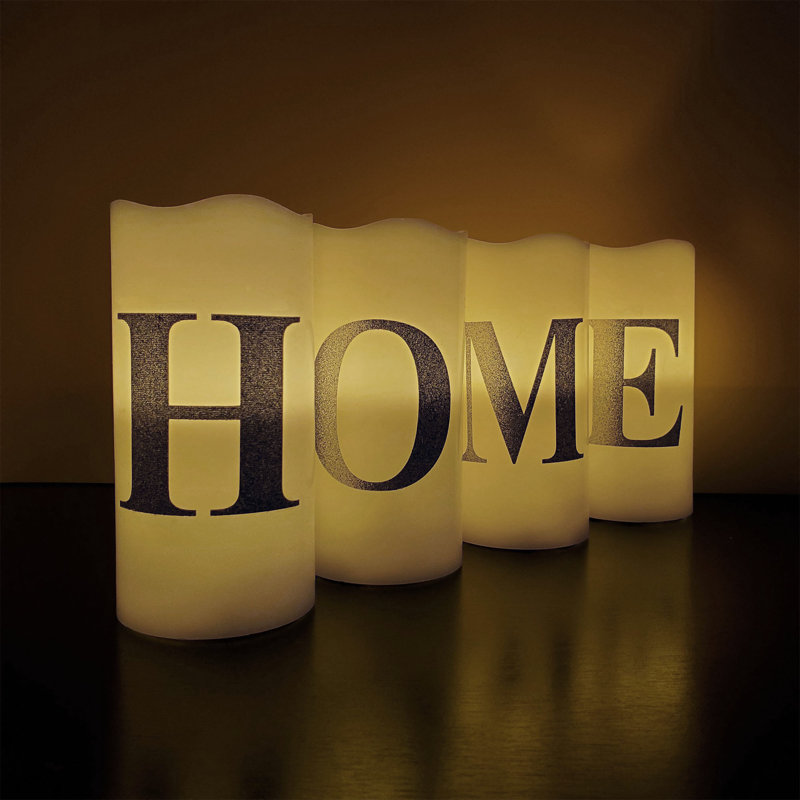 Unscented Flameless Pillar Candle