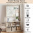 Okeysen BIFMA-certified 75.2" Triangular Mobile Double-Sided Whiteboard & Bulletin Board