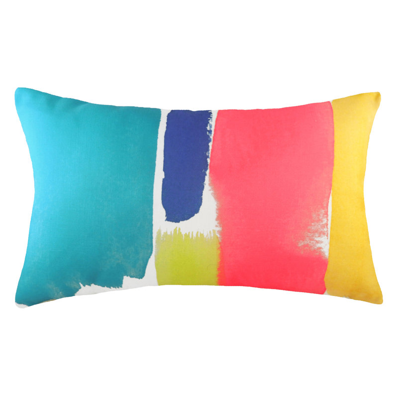 Abstract Rectangular Throw Pillow Cover