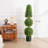 Artificial Two Ball One Tower Boxwood Topiary