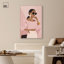 Simple toile d'aspect rose par Art Remedy-112571626-113421932-113421938