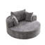 Canapé-lit simple en mousse 55 po Chenille-105528333