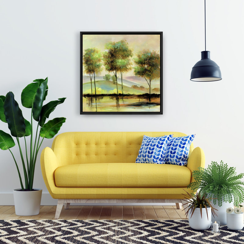 " Trees Near The Lake "