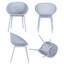 Ensemble de 2 chaises longues modernes PP-1404053574