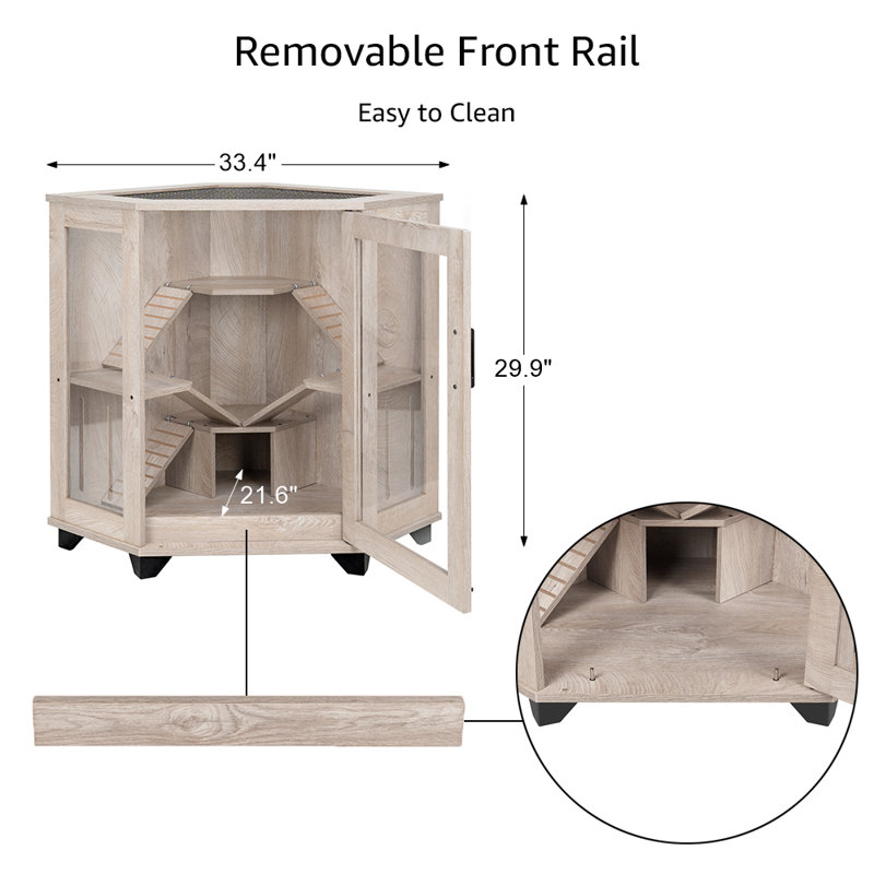 Habitat modulaire Ackerly pour petits animaux, H 29,9 po x l 33,4 po x P 21,6 po