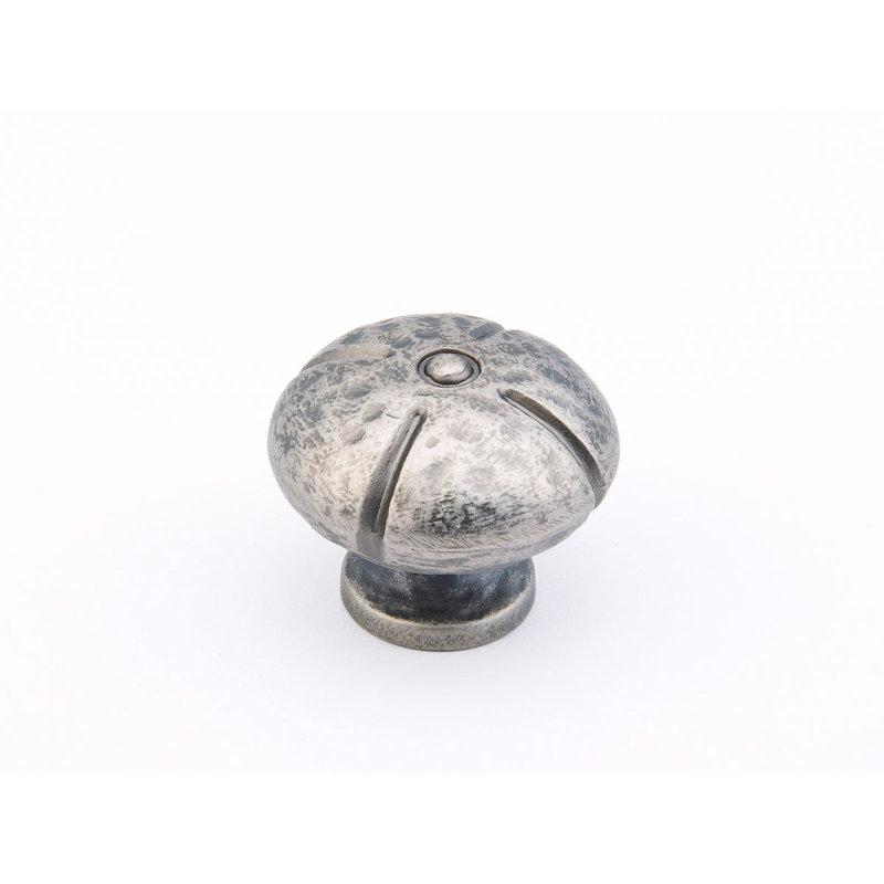 Poignée d'armoire Schaub Siena 1-3 / 8 "Vibra Nickel