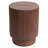 Biddlesden 14" Round Fiberstone Side Table with Ribbed Design – Indoor/Outdoor Accent Table for Patio, Living Room, or Bedroom-1780287565