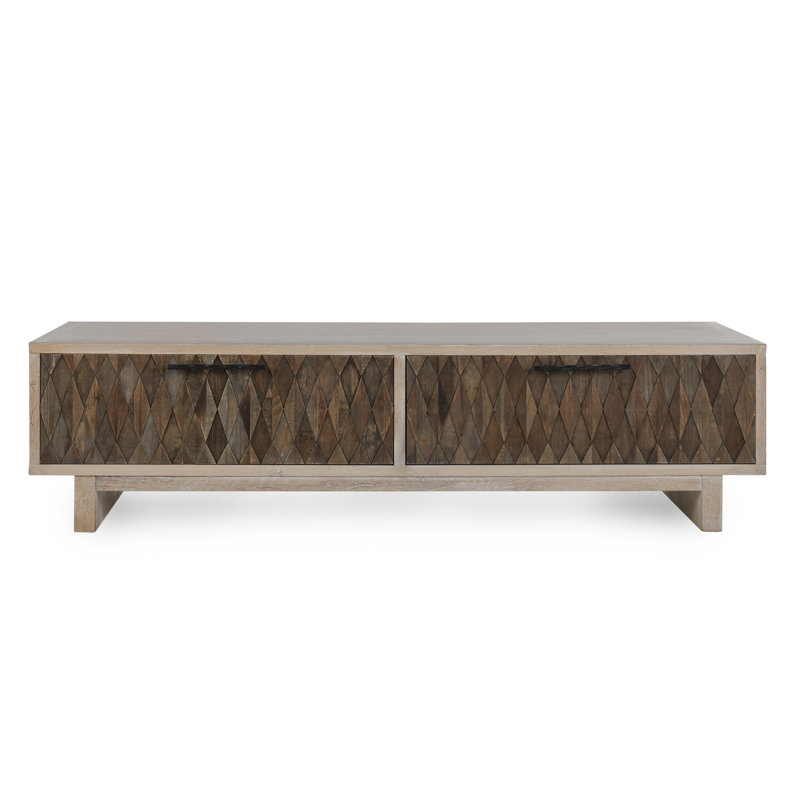 Anton 4-drawer Reclaimed Wood Coffee Table, Beige