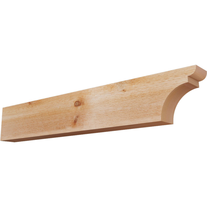 Yorktown Rafter Tail, Western Red Cedar, 8"H x 4"W x 48"L