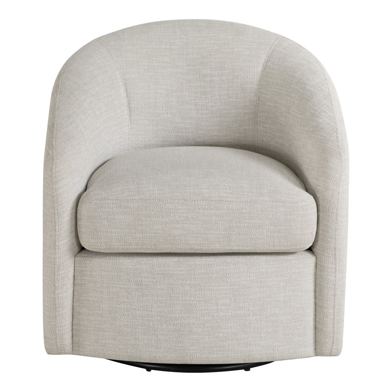 Sandiso Barrel Swivel Chair, Stone