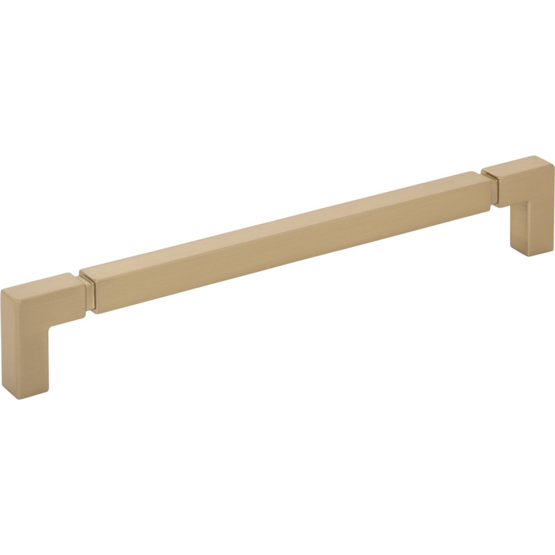 Langston Bar Pull, Honey Bronze, 7 9/16" Center To Center