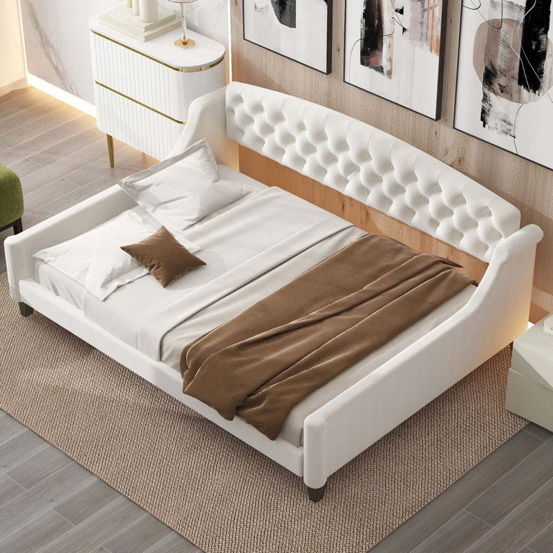 Lit de jour Modern Luxury, Beige, Double