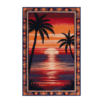  Tapis lavable Hawaiian