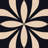 4" X 4" Intertwined Black And Cream Peel And Stick Removable Tiles-1373235512