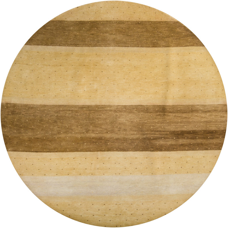 Chelsea Wool Striped Area Rug, Round 7'9"