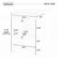 Meuble-lavabo 20 po avec lavabo en céramique, tablette réglable-114360050