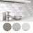 Metro Moon 14.13'' x 10.25'' Porcelain Mosaic Tile-45293106