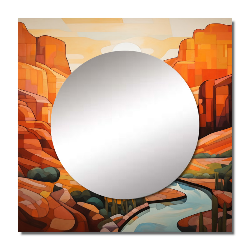 Plympt - Canyon Desert Sunset, 23 po x 23 po