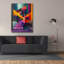 «Colorfull Abstract Stairs» par Momart, art mural sur toile, 40 po x 54 po-650482102