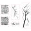 Décalcomanie murale Arbre en fleurs et oiseaux-632209325-632209320