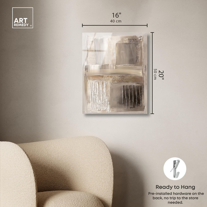 «Lintel of Time IV Boho Art» par Art Remedy, H 20 po x l 16 po