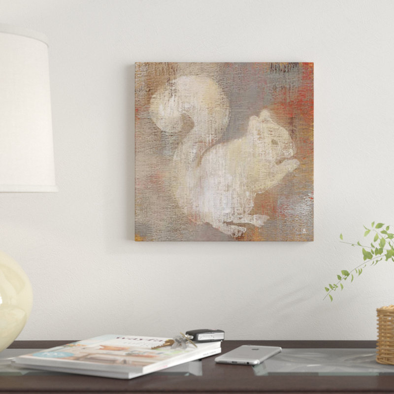 « production faune », reproduction sur toile, H 18 po x l 18 po x P 1,5 po, Papier d'art encadré noir, Pas de tapis