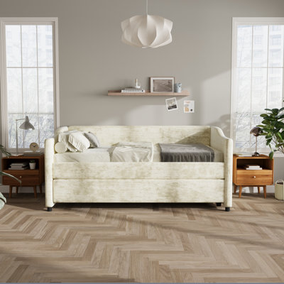 Upholstered Daybed With Trundle by Mercer41