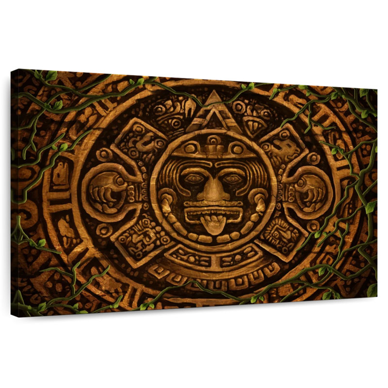 Kerner Aztec Symbol, 16" H x 24" W