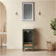 Meuble-lavabo simple autoportant de 18 po avec plateau entièrement assemblé-495031497