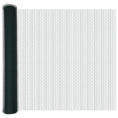 Hexagon Fence Green Steel