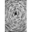 Black Blackhole Themed Decorative Washable Rug-745425654