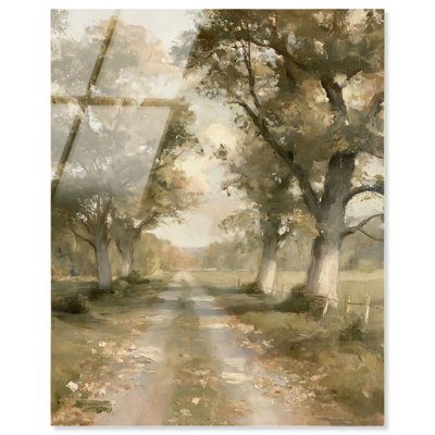 «Autumnal Archway II», reproduction d'art acrylique sur toile par Living Art