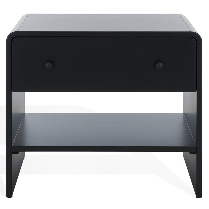 Table de chevet 26 po Eonan, Noir, noir, noir, noir