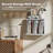 3-compartment Vinyl Record Holder,record Player Stand With Vinyl Record Storage, Turntable Stand Wall Mount Up To 80-100 Albums,  White-128779948