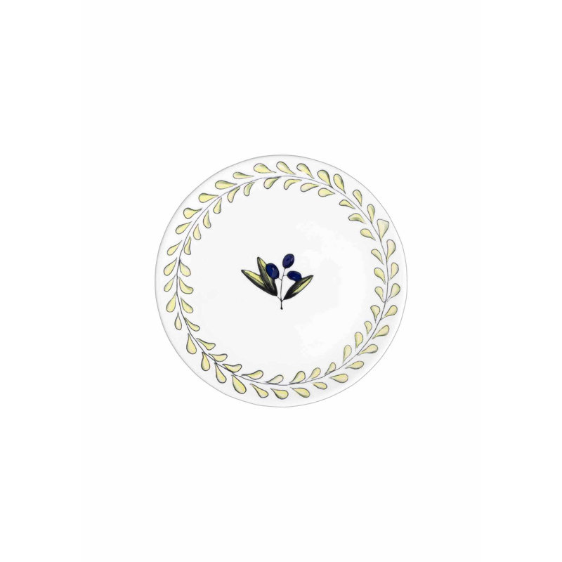 Ensemble d'assiettes à dessert élégantes en céramique (6 pièces), 8,0 pouces | 100% céramique, va au lave-vaisselle | Parfait pour servir des gâteaux, des pâtisseries et des desserts | Conception élégante et durable pour toutes les occasions