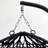Foldable Hanging Egg Chair with Stand and Cushion-1918962524-1918962525