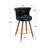 COOLMORE Swivel Bar Stools With Backrest Footrest-1873448647