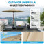  Parasol de marché avec manivelle-935864908
