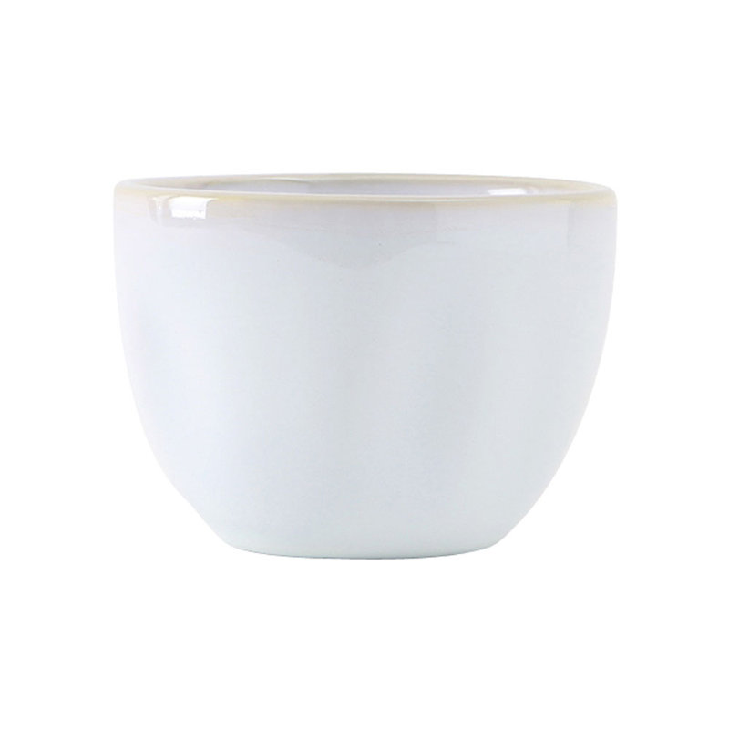 Connellsville Ceramic Bouillon Cup, Agave White