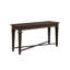 Console Tabby, dessus de 56 po, brancard croisé, brun espresso
